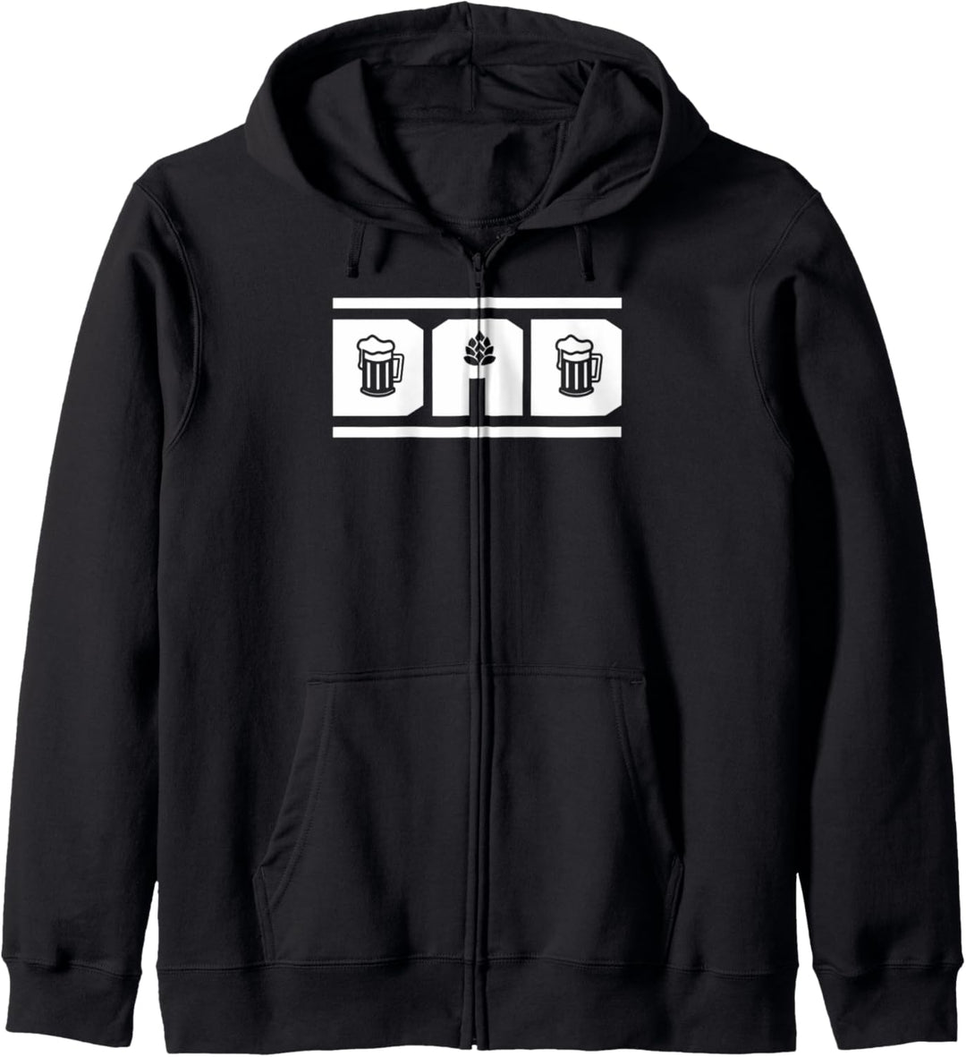 Glücklich Vatertag 2021 Papa lustig Bier Vintage Männer Papa Kapuzenjacke