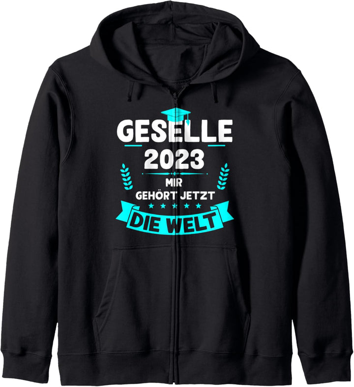 Geselle 2023 Gesellenprüfung bestanden Lehrling Abschluss Kapuzenjacke