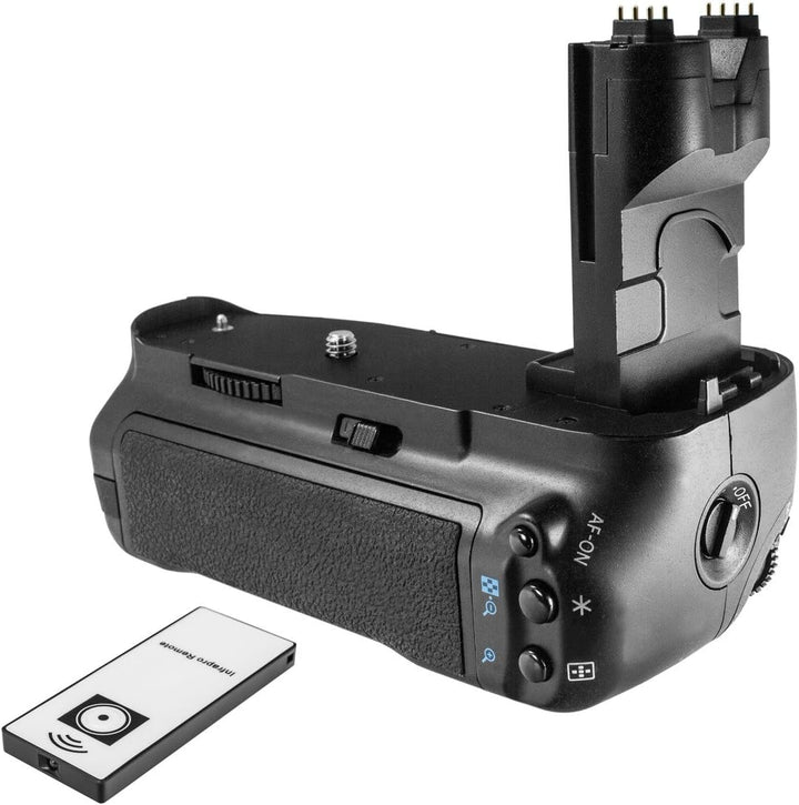 Akku-King Batteriegriff kompatibel mit Canon EOS 7D - ersetzt BG-E7 - mit Fernbedienung