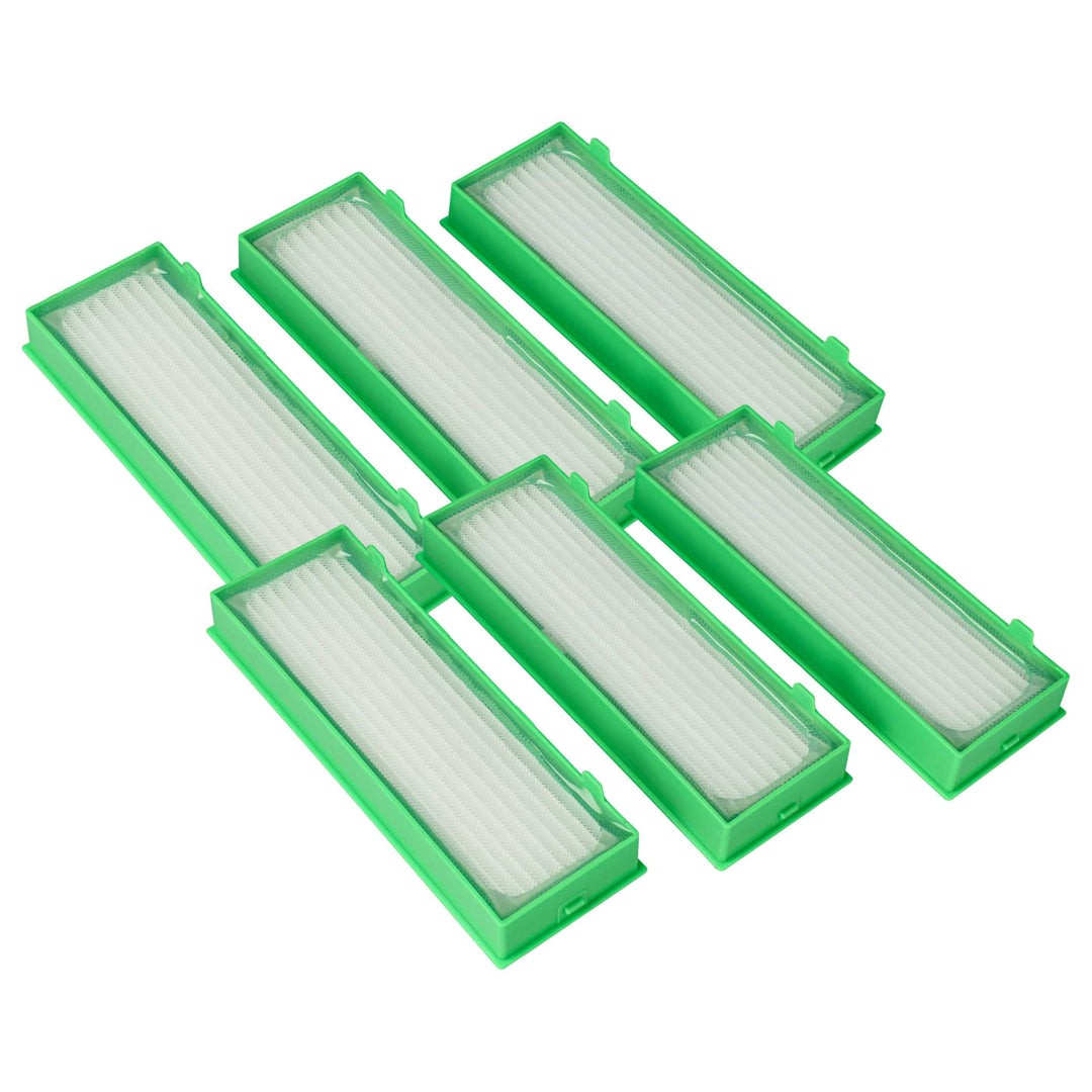vhbw 6x Staubsaugerfilter kompatibel mit Vorwerk Kobold VR300, VR-300, VR-200, VR200 Staubsauger - H