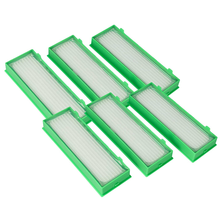 vhbw 6x Staubsaugerfilter kompatibel mit Vorwerk Kobold VR300, VR-300, VR-200, VR200 Staubsauger - H
