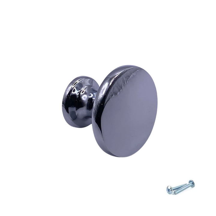 M4TEC Möbelknopf Möbelgriff Schubladengriff Knopfgriff Schlafzimmer Küchenschrank Chrom Poliert. VD4