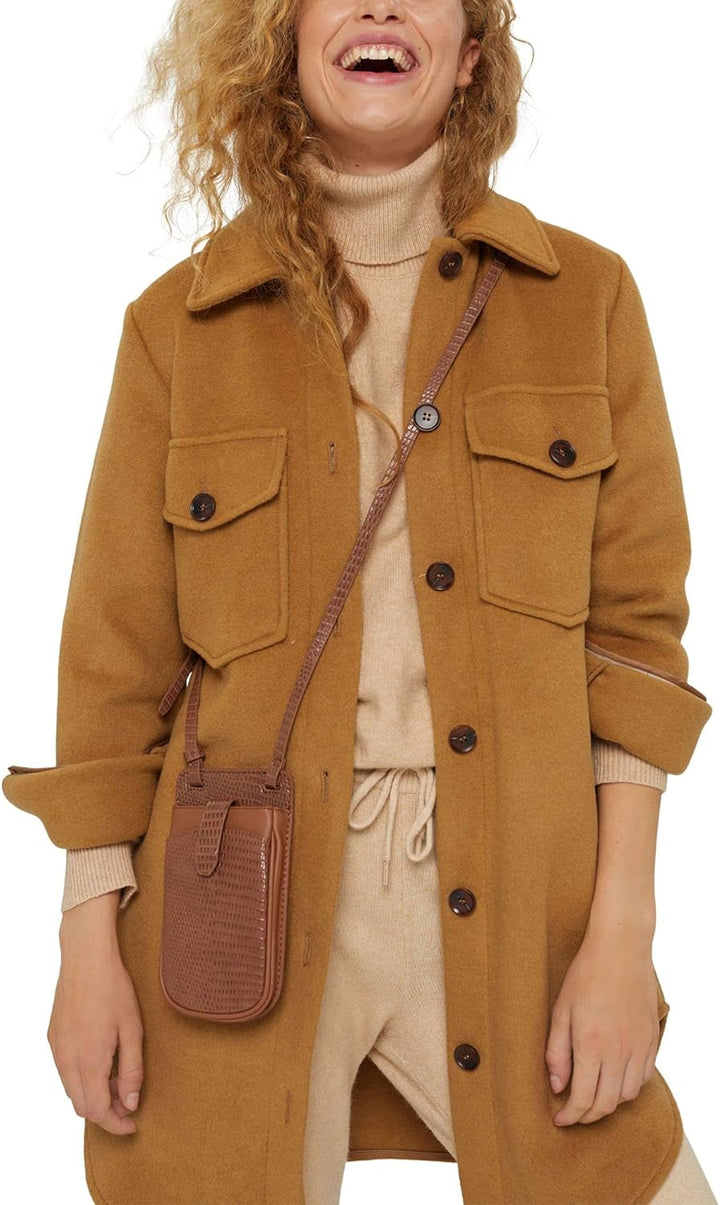 ESPRIT Damen 091ea1v305 Beutel, Einheitsgrösse 220/Rust Brown, 220/Rust Brown