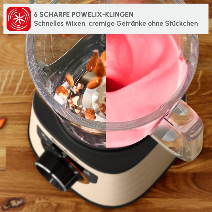 Tefal PerfectMix Standmixer, Hochgeschwindigkeits-Standmixer, Auto-Programme, Powelix-Klingentechnol