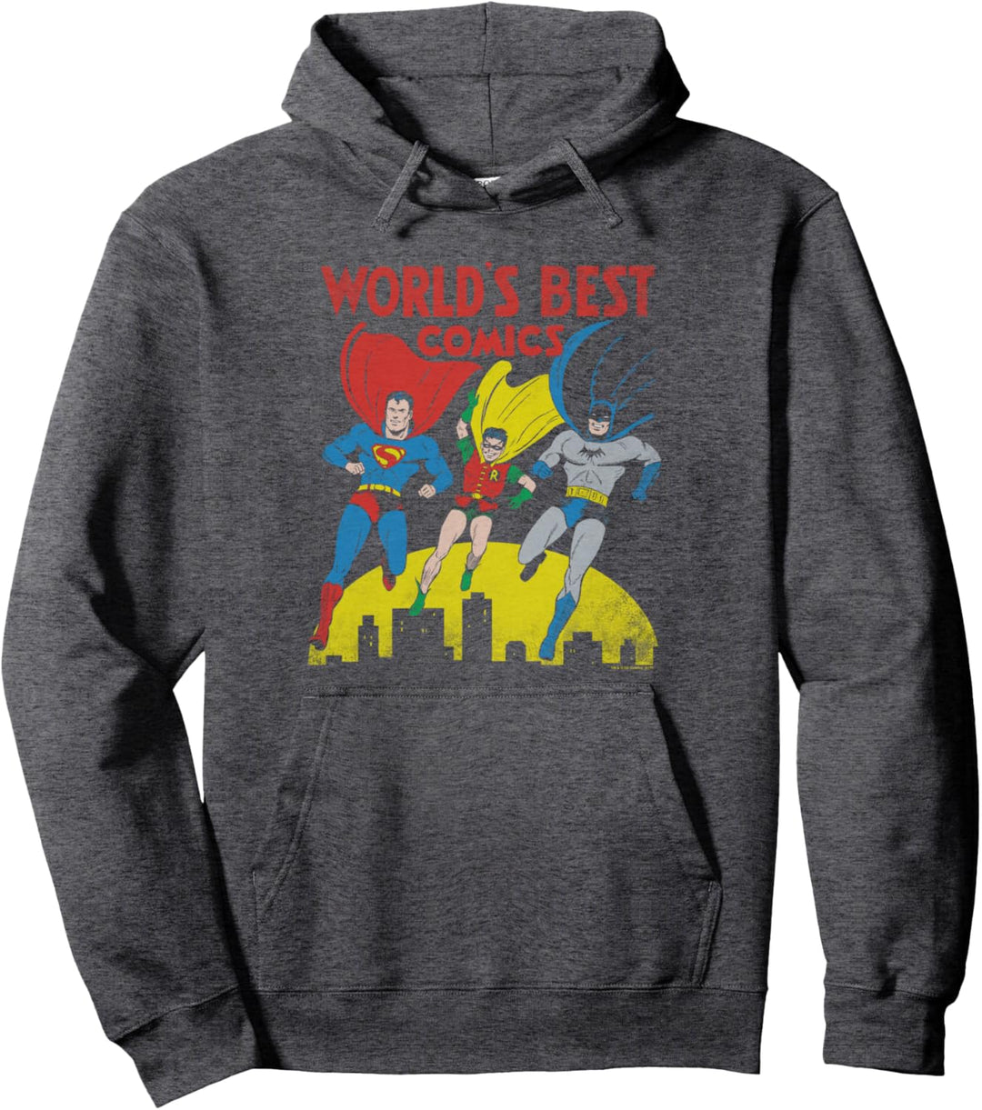 Justice League World's Best Heroes Pullover Hoodie