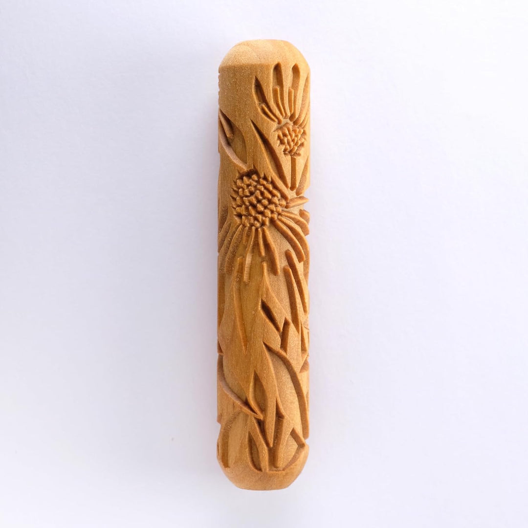 MKM Pottery Tools Grosse Handrollen aus Holz für Ton (BHR-147 Sonnenhut), BHR-147 Sonnenhut