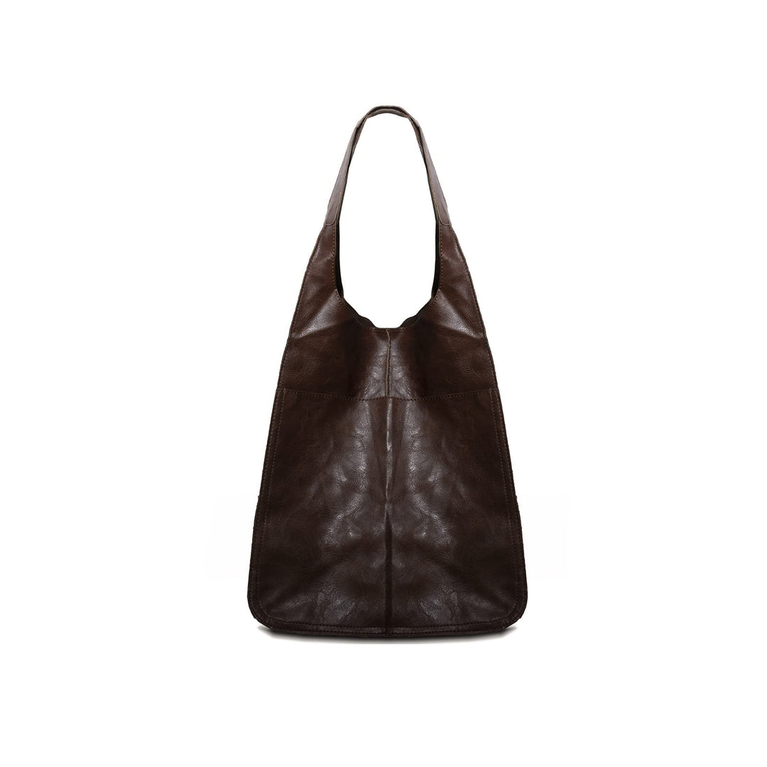 NICOLE &amp; DORIS Frauen Tasche Gross Schultertasche Shopper Weiche Ledertasche Leichte Tote Tasche Hob