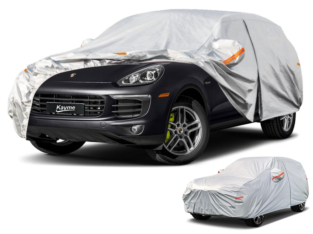 Kayme Autoplane Wasserdicht Atmungsaktiv für Porsche Cayenne (2010-2025), 6 Schichten Vollgarage Aut