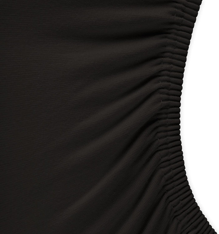aqua-textil Royal XL Spannbettlaken Boxspringbett Wasserbett 200x220 - 220x240 cm schwarz 210g/qm Je
