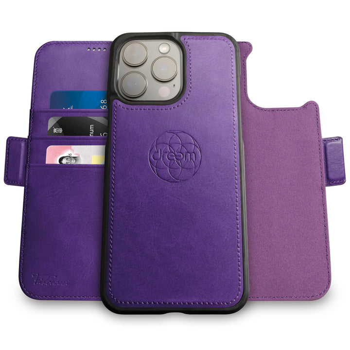 Dreem Fibonacci iPhone 14 Pro Geldbörsen-Hülle / 2-in-1 Stossfestes MagSafe Case und abnehmbares Lux