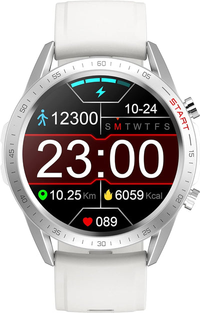 DCU TECNOLOGIC Smartwatch Elegance Smart Watch Fernbedienung für Fotos 8 Sportmodi IP68 2 Schwarze H