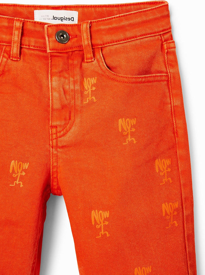 Desigual Jungen Jeans, Orange