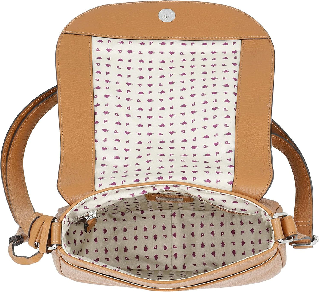 Picard Damen Schultertasche JOURNEY aus Echtleder Klein | mit Magnetverschluss | Schultertasche | Al