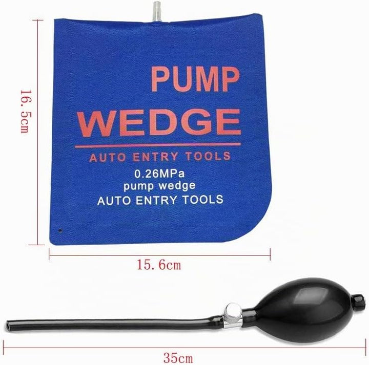 WANYI 6 Stück Pneumatikspanner Montagekissen Montagehilfe Fenster Quadratisch Air Wedge Pump Fenster