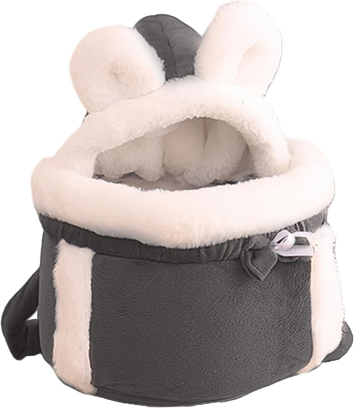 NIDONE Katzentasche, weicher und Warmer Katzen- und Hunde-Frontträger, Doppeltaschen-Rucksack, Winte