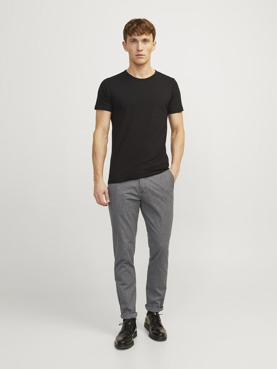 JACK & JONES Herren Jpstmarco Jjfury AKM Noos Chinohose 27W / 30L Drizzle, 27W / 30L Drizzle