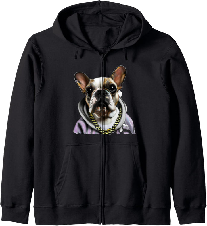 Frenchie I Französische Bulldogge Kapuzenjacke