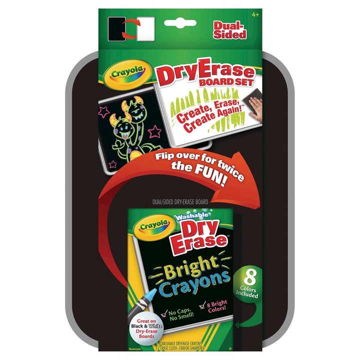 Vivid Crayola beidseitiges abputzbares Malbrett