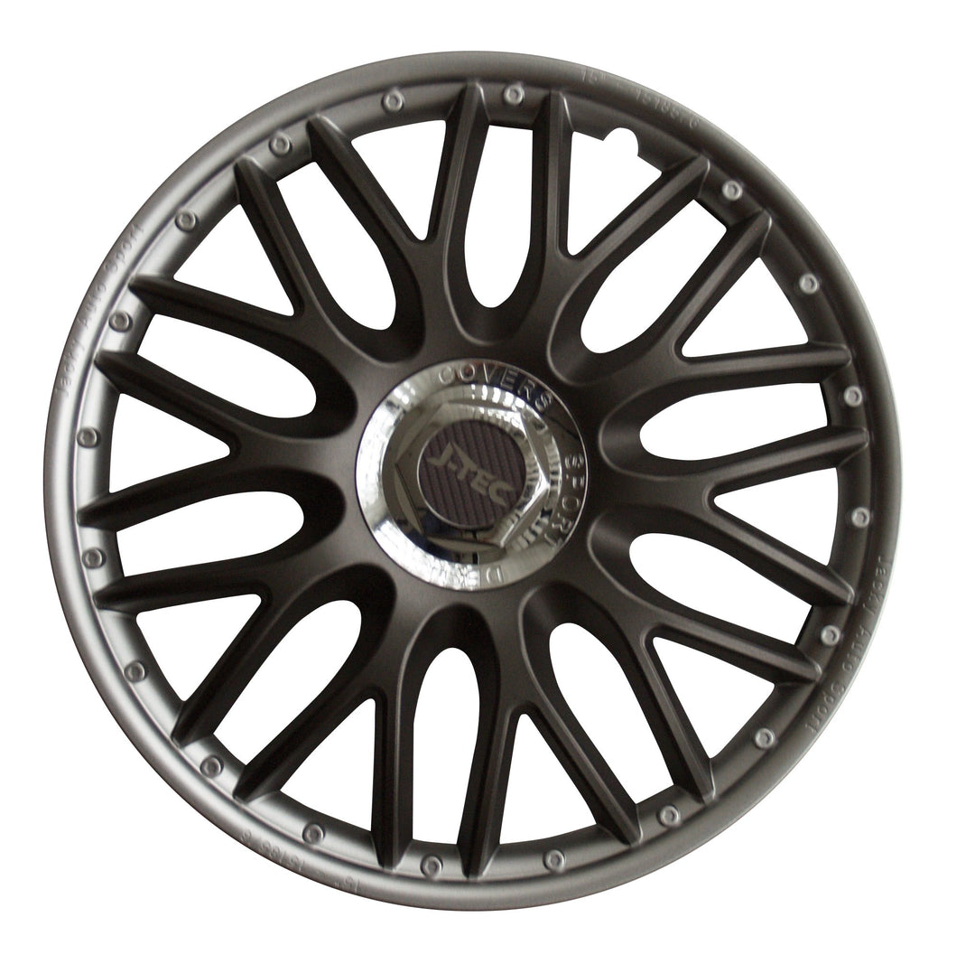 PREIS HIT !!! 4 x Radkappen Radzierblenden graphite/silber 16 Zoll "Orden SR" 16" Zoll, 16" Zoll