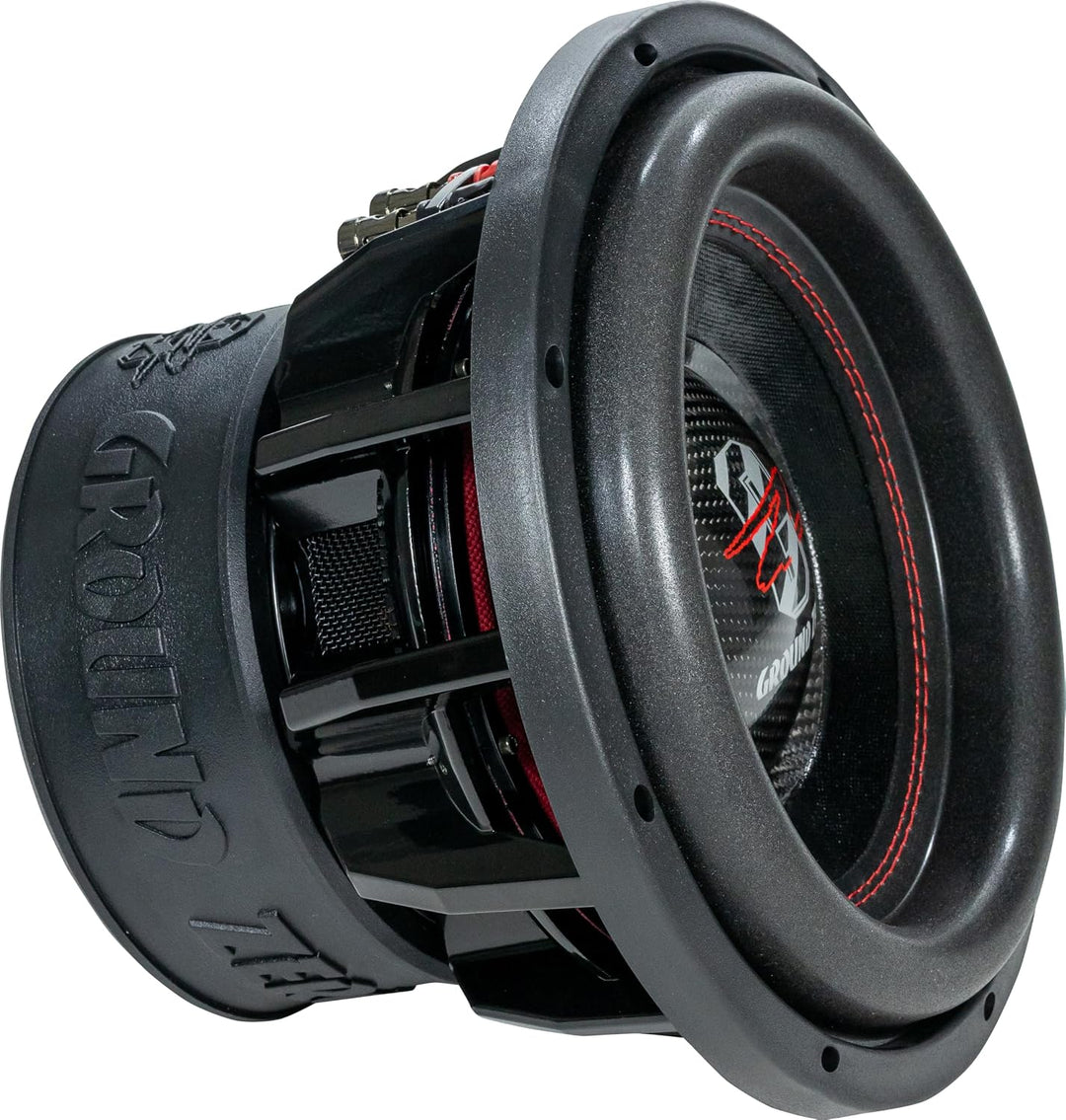 Ground Zero GZHW 25-D1 – 10 Zoll High Performance Subwoofer, 1200W RMS, 2x1 Ohm, extrem belastbar, t