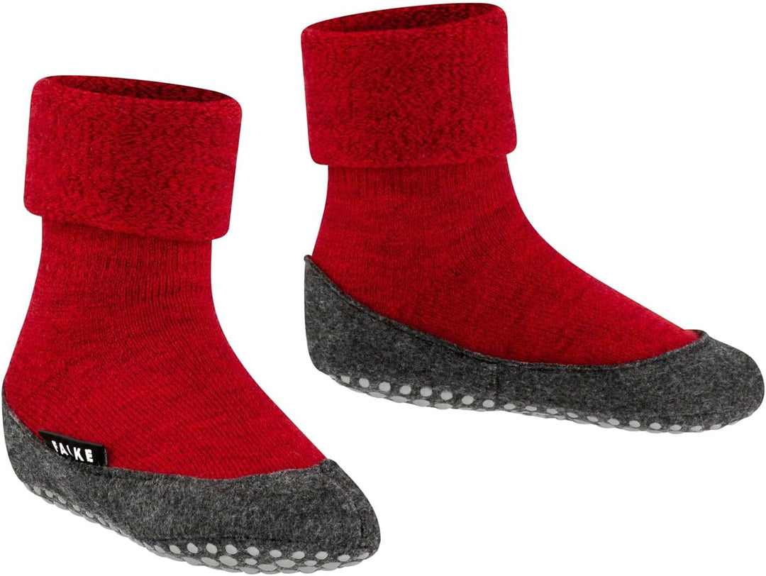 FALKE Unisex Kinder Cosyshoe Minis Haussocken atmungsaktive klimaregulierende geruchshemmende Wolle