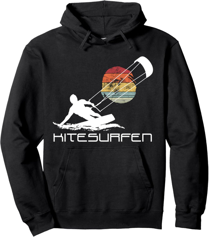KITE Kitesurfing Kiteboarding Kitesurfen Surf Vintage Pullover Hoodie