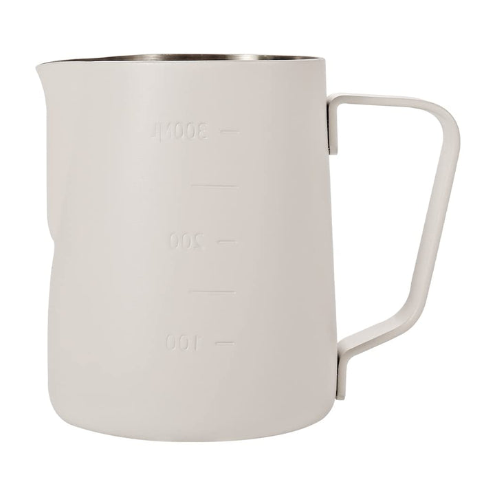 Dianoo Espresso Dampfkrug 350 ml, Milchaufschäumkännchen, Edelstahl, Kaffeemilch, Aufschäumbecher, K