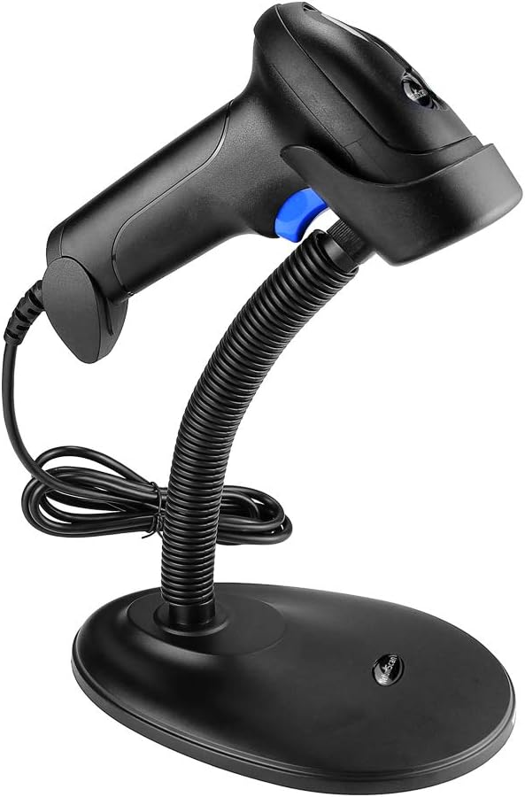 NetumScan Wireless 2D Barcode Scanner Automatischer USB-Barcodeleser mit freihändigem verstellbarem