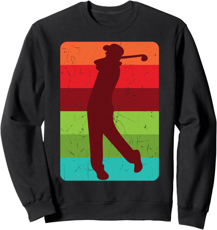 GOLF VINTAGE Golfer Outfit Golferinnen Golfer Bild Sweatshirt