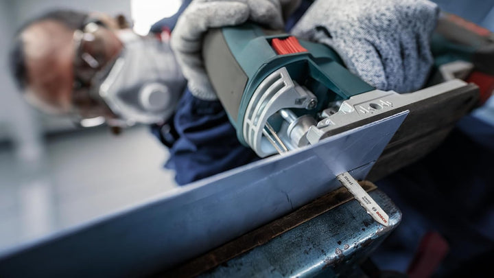 Bosch 5x Stichsägeblatt T 118 GFS Basic for Inox (für Edelstahlbleche, Professional Zubehör Stichsäg