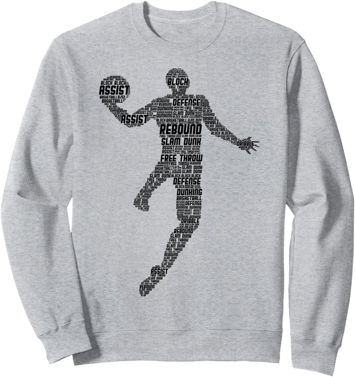 Basketball Basketballer Jungen Herren Kinder Sweatshirt