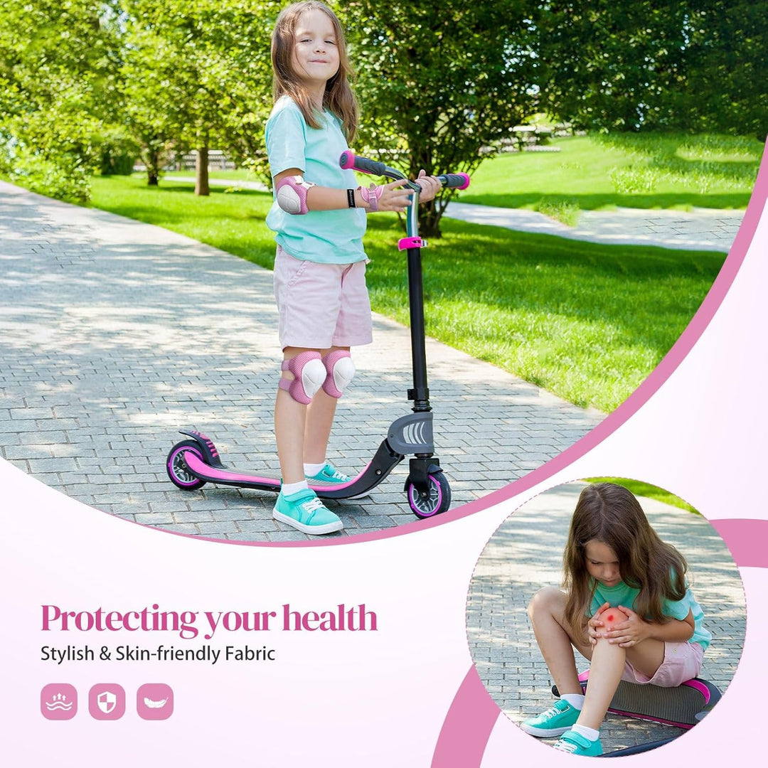 Knieschoner Kinder Schoner Inliner Protektoren: [6er Set] Schützer Inline Skates Knieschützer Skateb