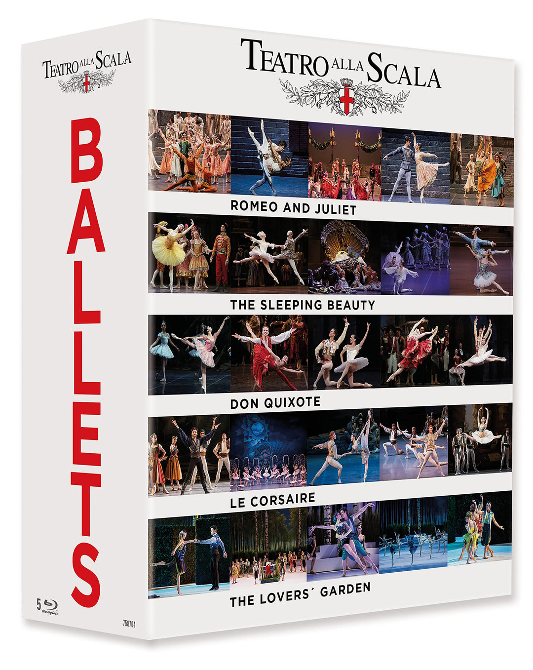 Teatro Alla Scala Ballet Box [5 Blu-ray], Blu-ray