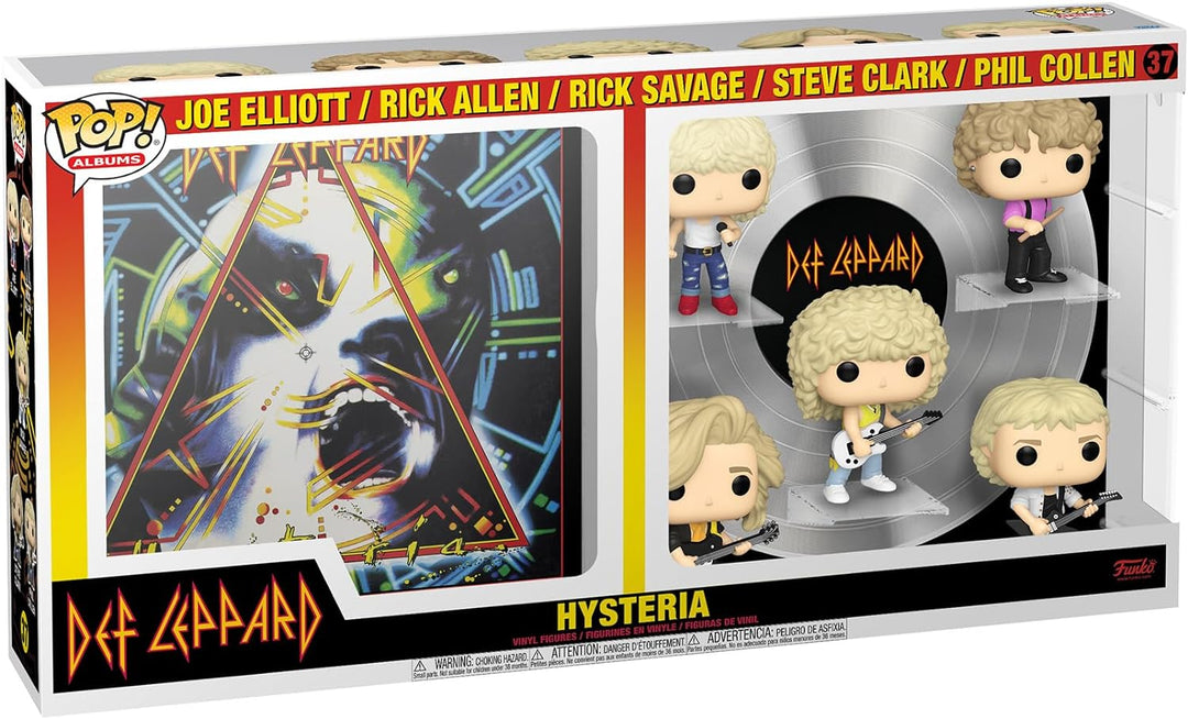 Funko Pop! Album Deluxe: Def Leppard - Hysteria Tour - (1987) - Vinyl-Sammelfigur - Geschenkidee - O