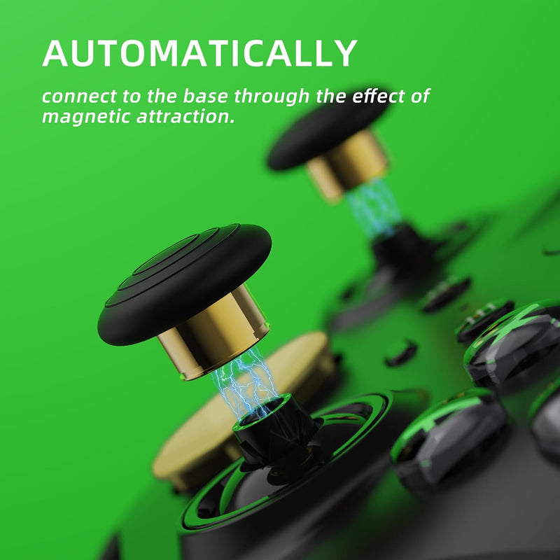 eXtremeRate 13 in 1 Metall Tasten Set für Xbox Elite Series 2 Controller, Megnetic Thumbsticks/D-Pad