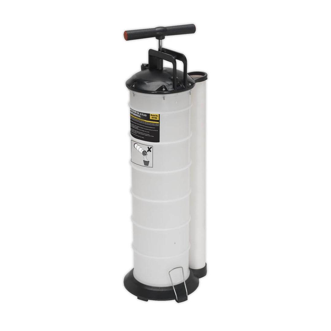 Sealey S01169 Manueller Vakuum-Öl- und Flüssigkeitsabsauger, 6,5 l