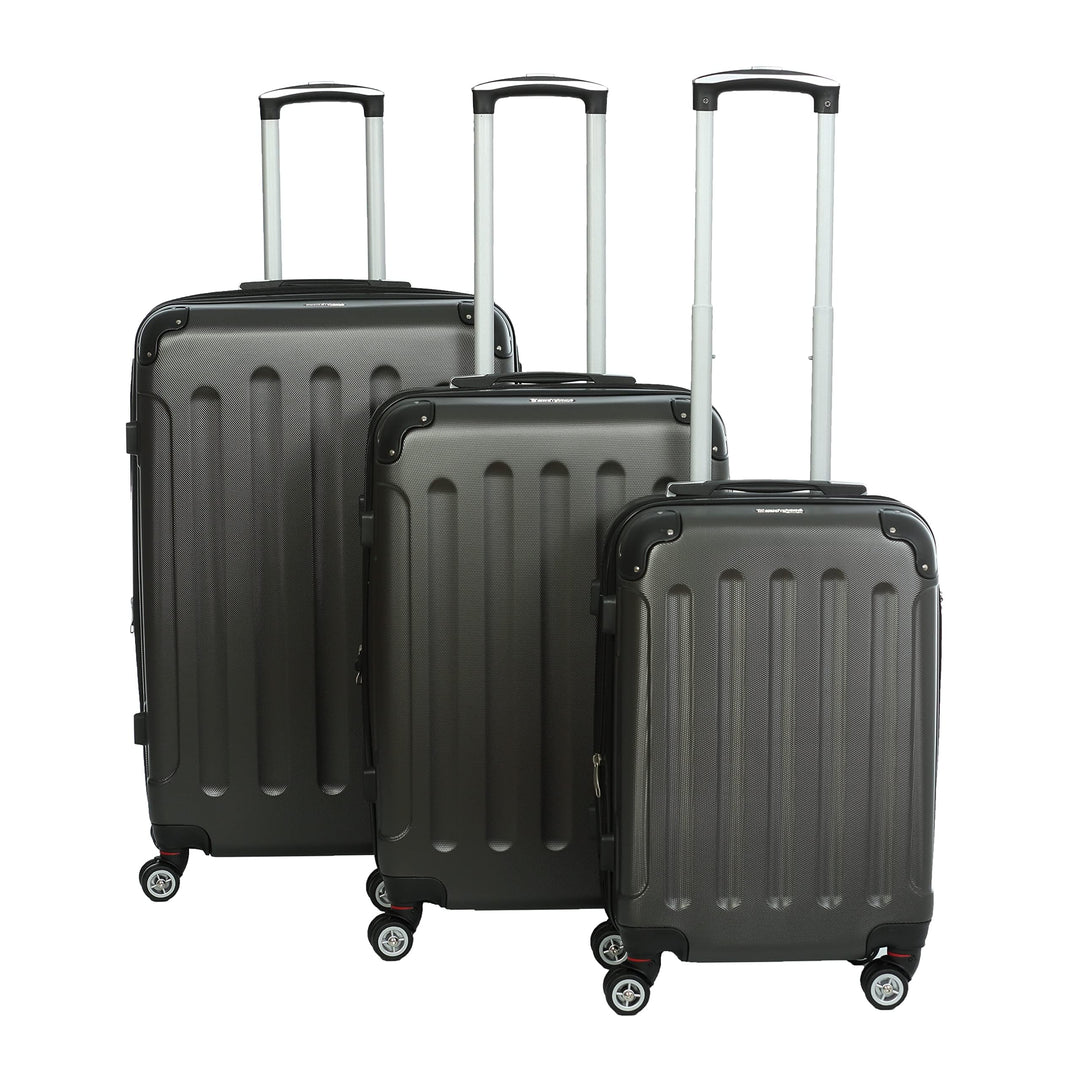 INVIDA Glüückskind Luxus Koffer Trolley Kofferset aus ABS in 6 Farben und Einzel oder im Set Frei Wä