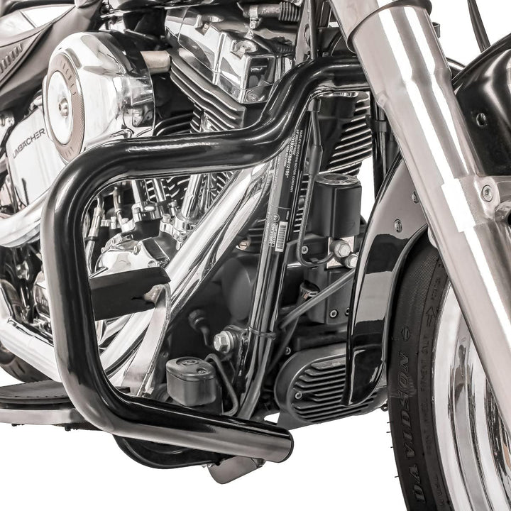 Sturzbügel Mustache für Harley Davidson Softail 2000-2017 schwarz