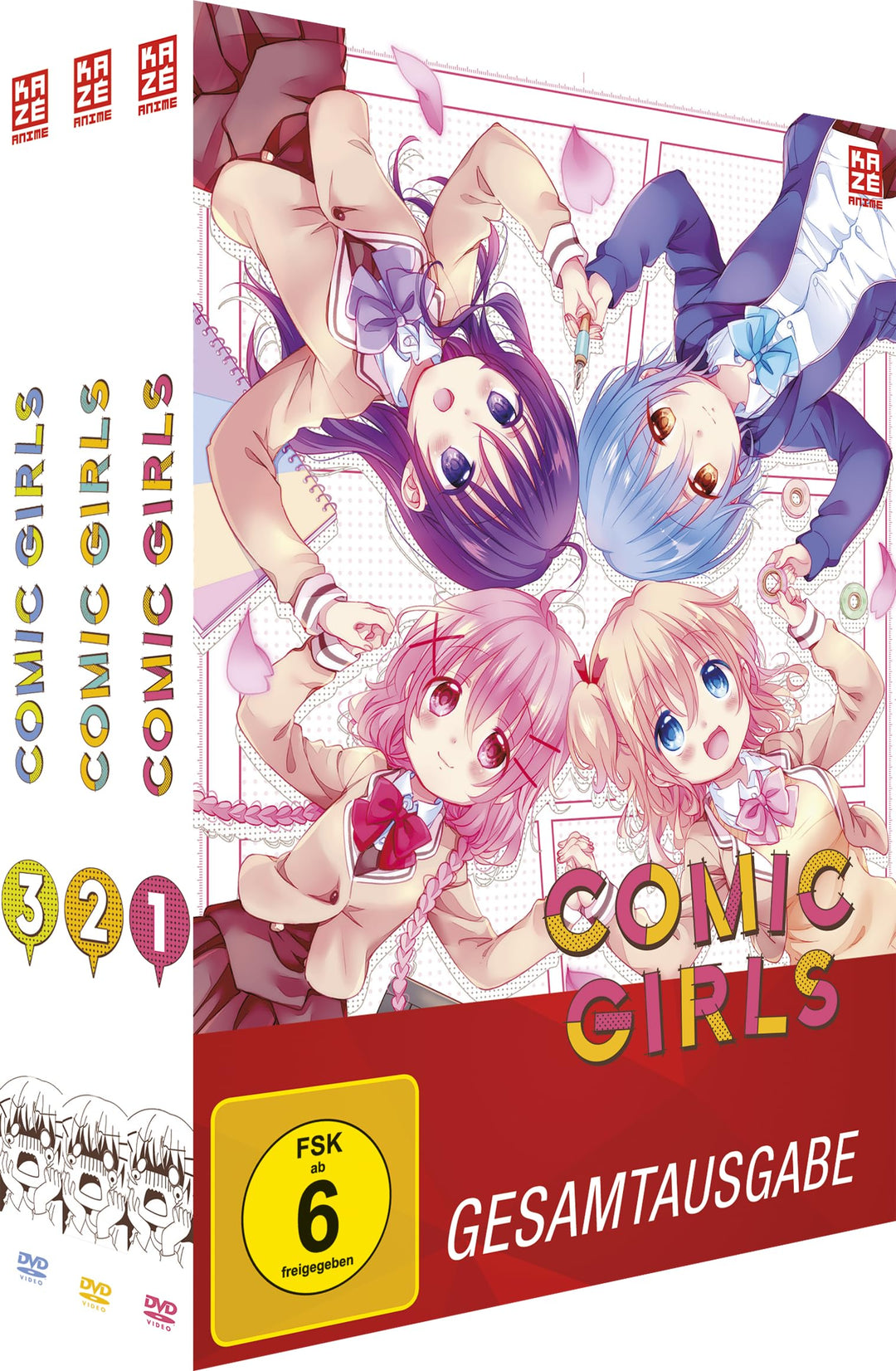 Comic Girls - Gesamtausgabe - Bundle - Vol.1-3 - [DVD], DVD