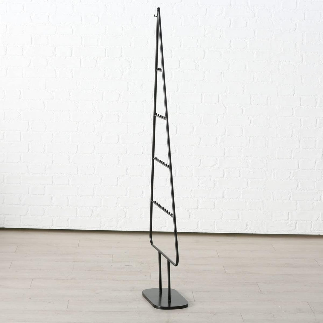 Spetebo Design Metall Tannenbaum für Zierschmuck - 111 cm - Deko Weihnachtsbaum schwarz - Weihnachts