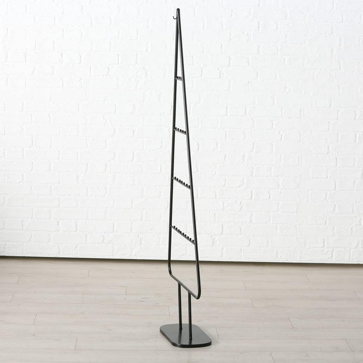 Spetebo Design Metall Tannenbaum für Zierschmuck - 111 cm - Deko Weihnachtsbaum schwarz - Weihnachts