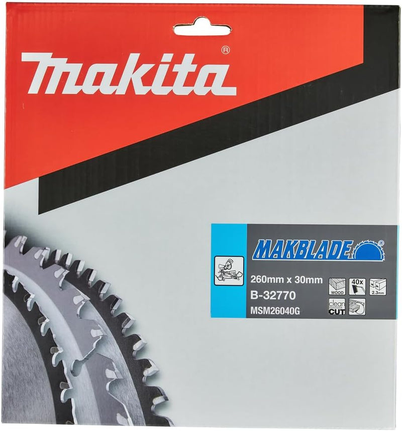 Makita Makblade Saegeblatt, 260 x 30 mm, 40Z, B-32770