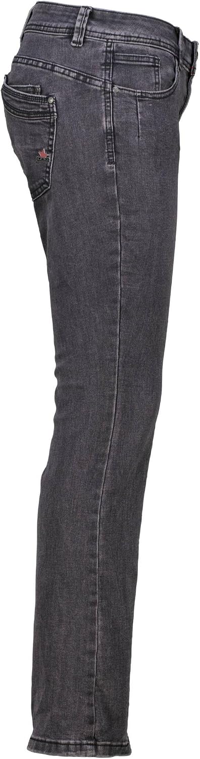 Buena Vista Damen Jeans MALIBU-ZIP BOOTCUT STRETCH DENIM black (85), L