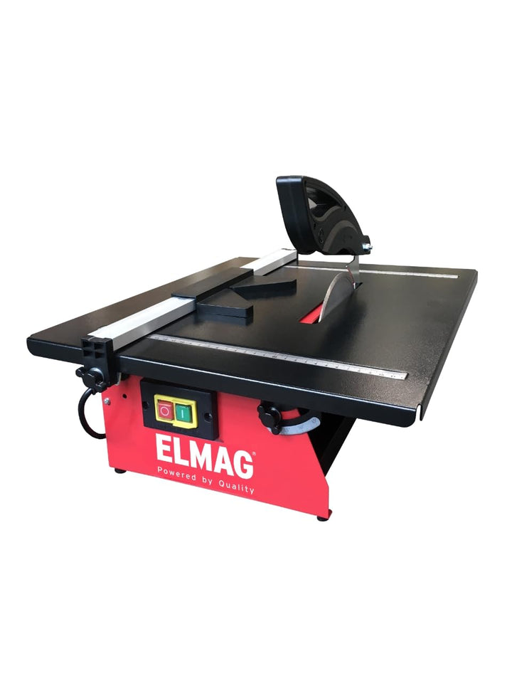 ELMAG Fliesenschneidmaschine KING 180 | Diamantscheibe Ø180 mm | 0–45° Gehrung | Nassschnitt | 0,6 k