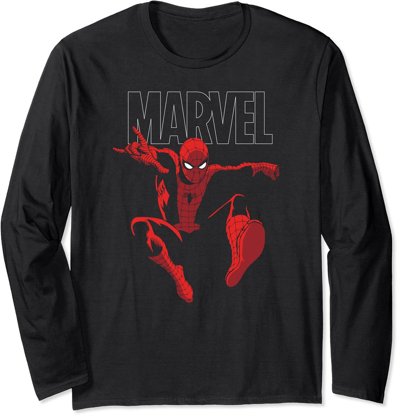 Marvel Spider-Man Strike Langarmshirt