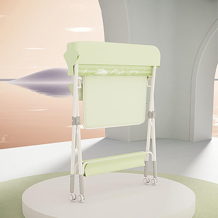 Baby Wickelkombi, Klappbare Wickelkommode, Mobil Wickeltisch für Neugeborene und Kleinkinder, Baby W