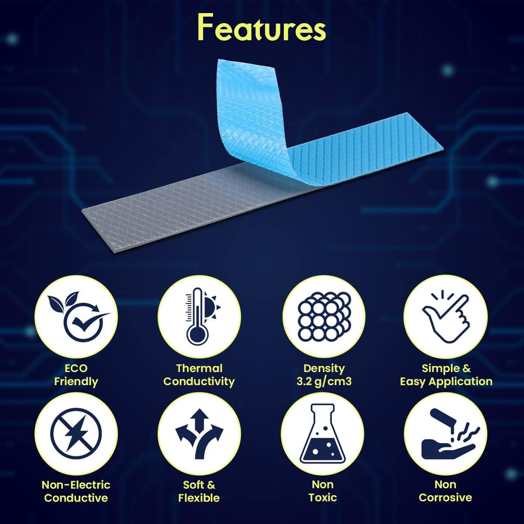 Gelid Solutions GP-Ultimate - Thermal Pad 120x20x3.0mm (2pcs). Ausgezeichnete Wärmeleitung, Idealer