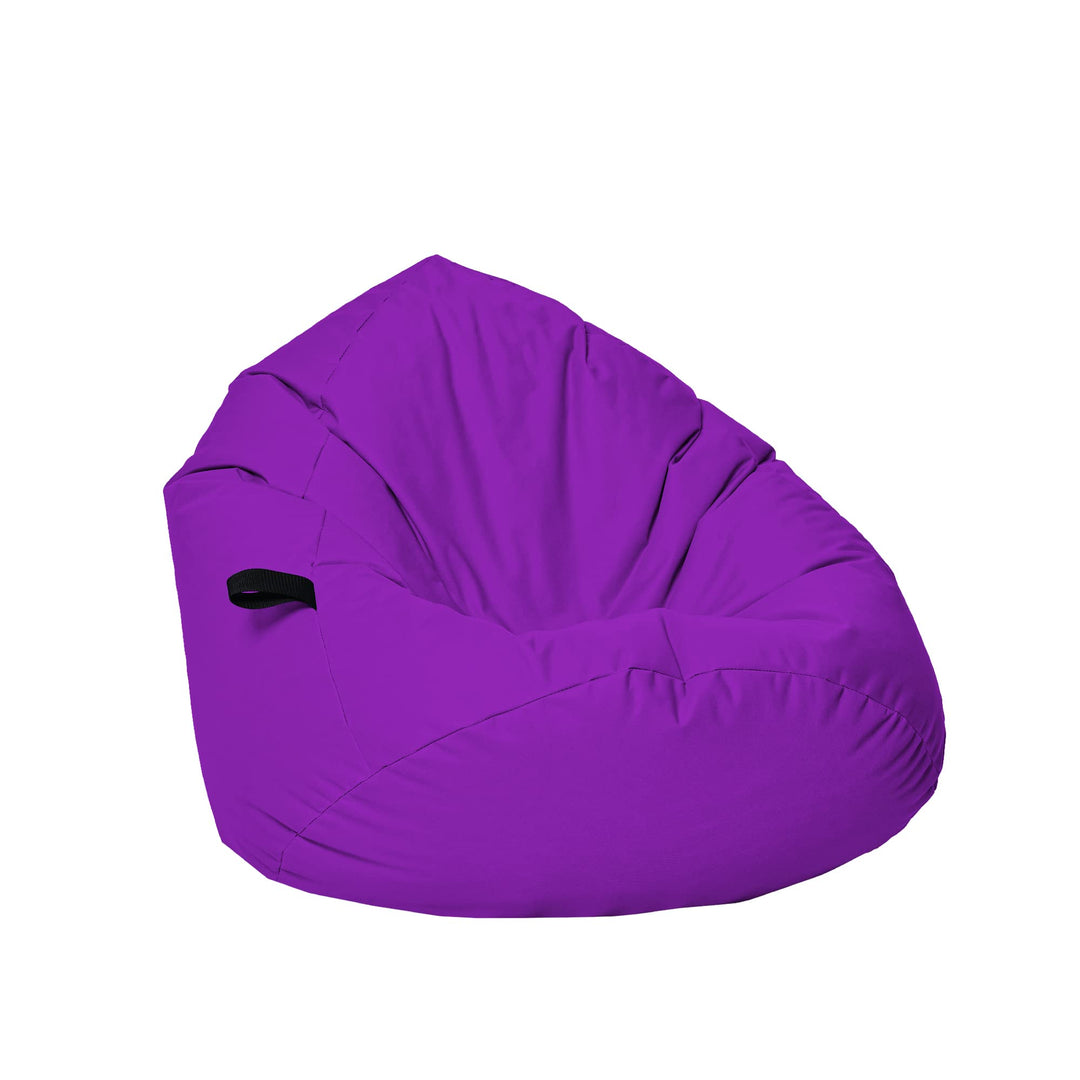 Sitzsack Tropfenform Kastanie - für Kinder &amp; Erwachsene – Indoor wie Outdoor da er Wasserfest ist– f