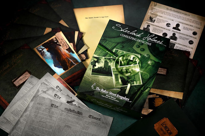 Sherlock Holmes Consulting Detective - Baker Street Irregulars Board Game - Captivating Mystery Game