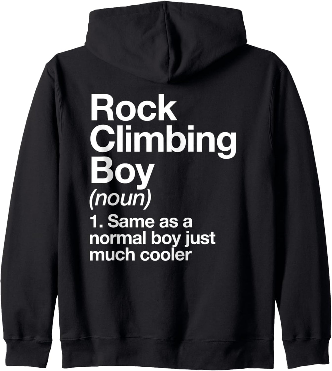 Klettern Junge Definition Lustiger Sport Kapuzenjacke